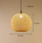 Zen Pastoral Pendant Light Minimal Tea Room