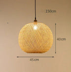 Zen Pastoral Pendant Light Minimal Tea Room
