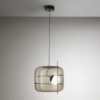 Glass Modern Bedside Pendant Light