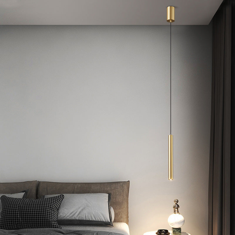 Modern Copper Pendant Light Bedroom Chandelier