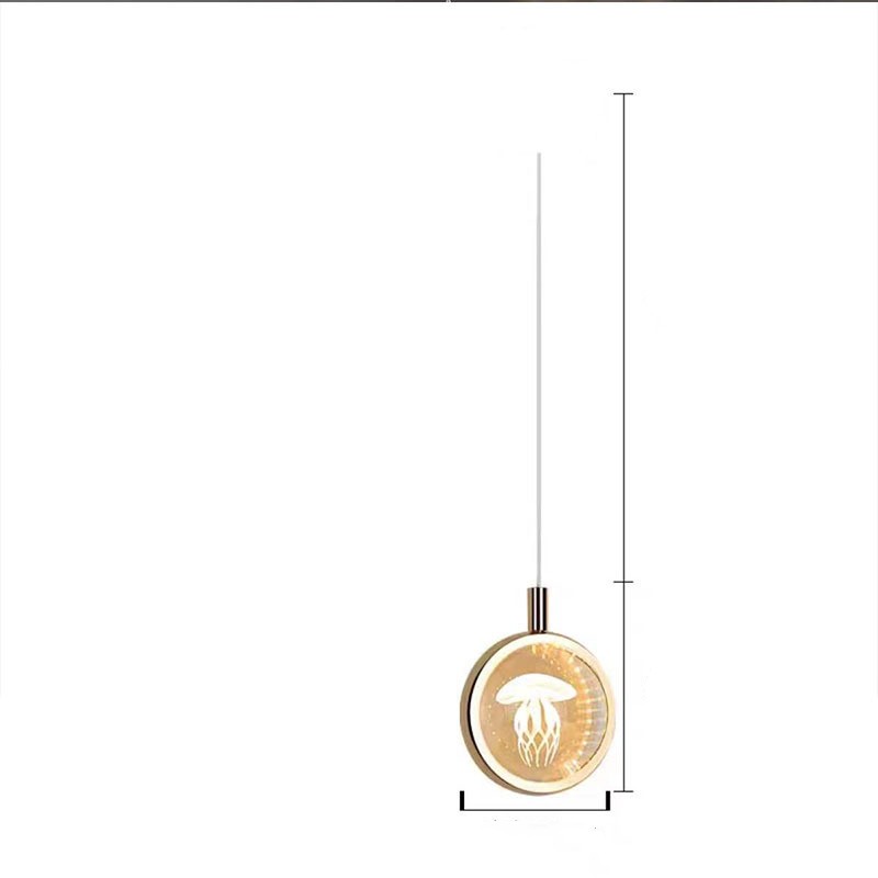 Nordic Art Single Head Pendant Light, Aluminum Alloy