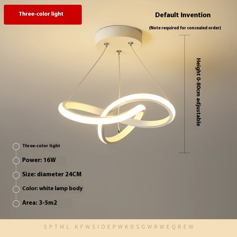 Crystal Pendant Light Modern Minimalist Design