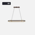 Lámpara de araña colgante LED de aluminio moderno con pantalla de PMMA