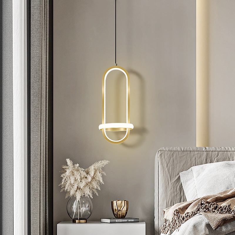 Modern LED Aluminum Ceiling Light Bedroom Pendant
