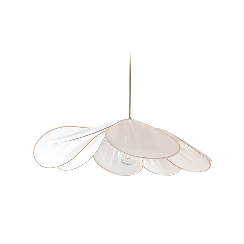 Bohemian Fabric & Wood Pendant Light