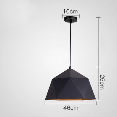 Colorful Geometric Iron Pendant Light