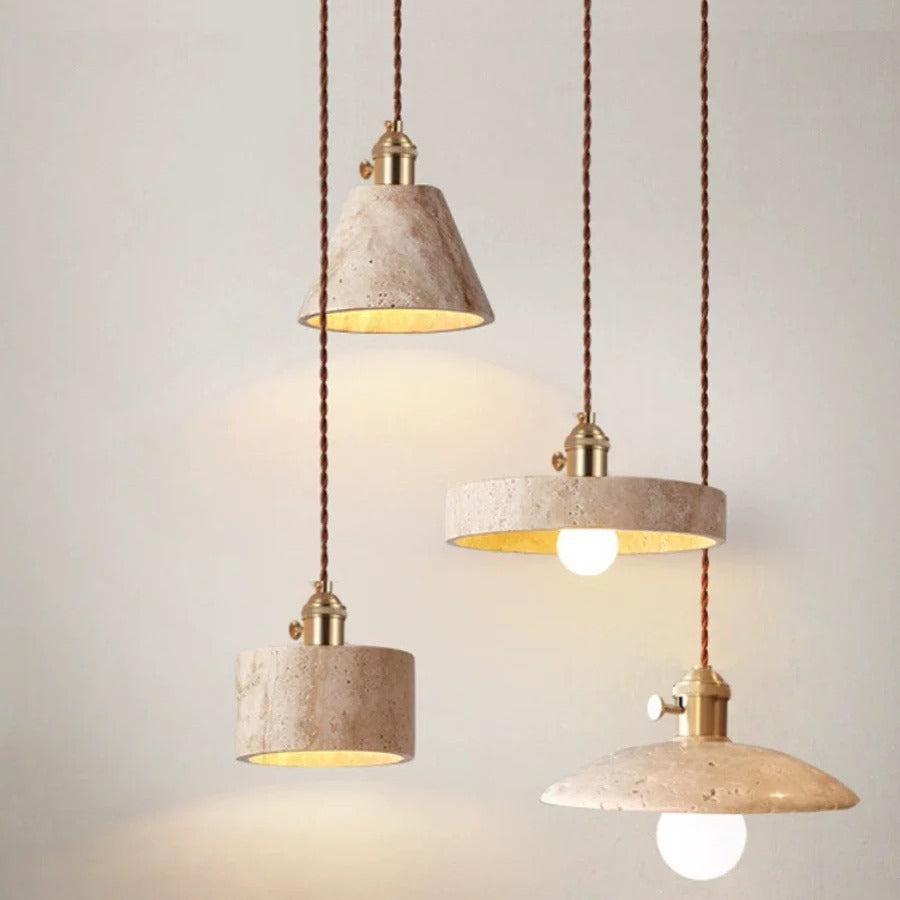 Modern Stone Pendant Chandelier LED