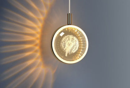 Nordic Jellyfish Crystal Pendant Light