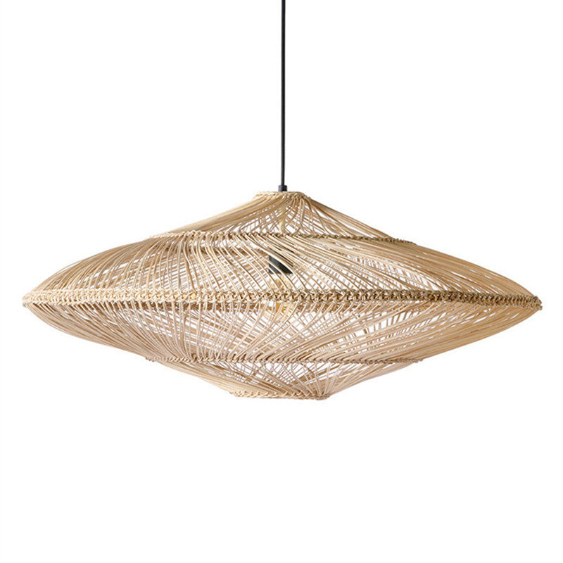 Zen Rattan Woven Pendant Ceiling Lamp