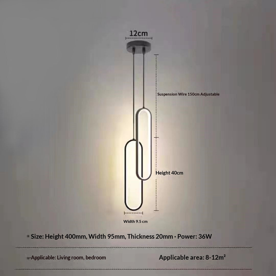 Modern Minimalist Aluminum Pendant Light 40CM