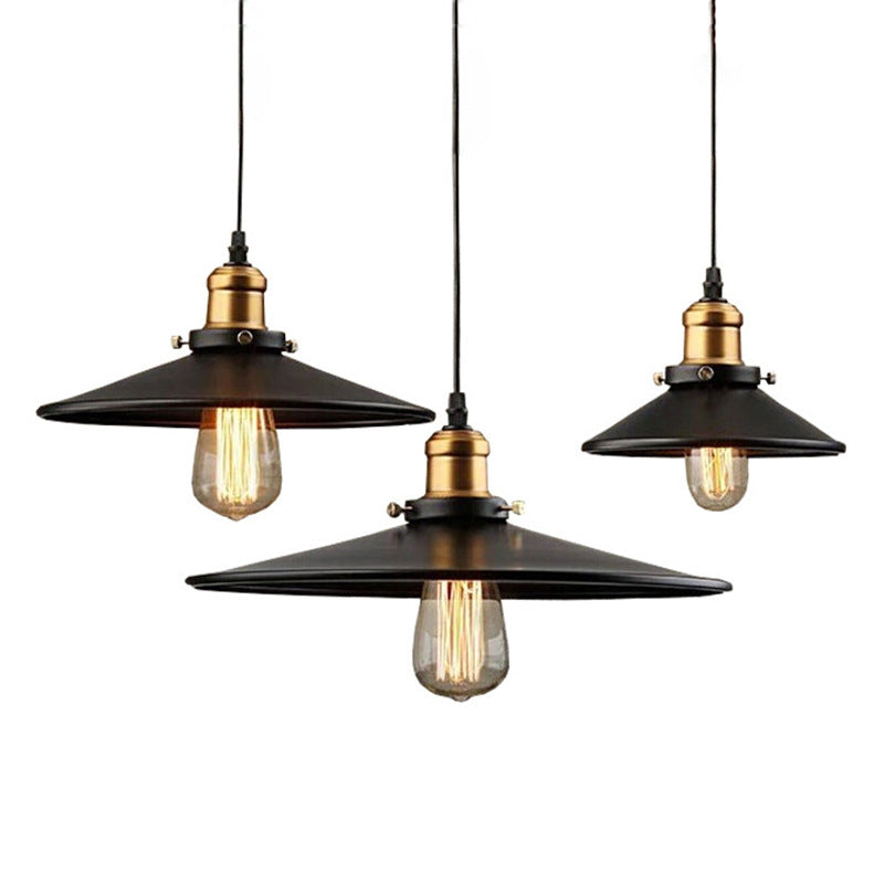 Vintage Iron Art Pendant Chandelier