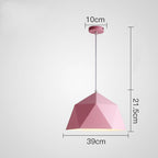 Colorful Geometric Iron Pendant Light